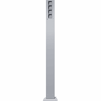 Gira Energiezuil 4x leeg L=1600mm IP44 aluminium 135626 afbeelding 2