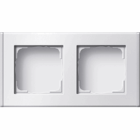 Gira System 55 Opbouwbehuizing 2-v zuiver wit 136227 afbeelding 2