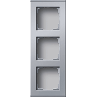 Gira System 55 Opbouwbehuizing 3-v aluminium 136326 afbeelding 2