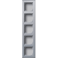 Gira System 55 Opbouwbehuizing 5-v aluminium 136426 afbeelding 2