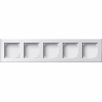 Gira System 55 Opbouwbehuizing 5-v zuiver wit 136427 afbeelding 2