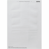 Gira Tekstlabels 51,2x7mm VPE=108st. 145500 afbeelding 2
