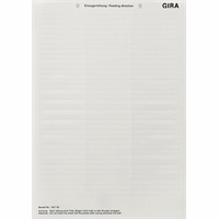 Gira Tekstlabels 62,8x6,8mm VPE=108st. 145700 afbeelding 2