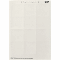 Gira Tekstlabels 62x62mm VPE=12st. 145800 afbeelding 2