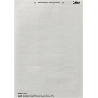 Gira Tekstlabels 62x18mm VPE=42st. 145900 afbeelding 2