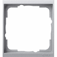 Gira Event Tussenraam 1-v Clear aluminium 1461726 afbeelding 2