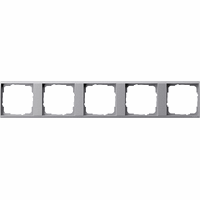 Gira Event Tussenraam 5-v Clear aluminium 1465726 afbeelding 2