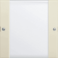 Gira System 55 Taster 1-v tekstkader Clear crème 213101 afbeelding 2