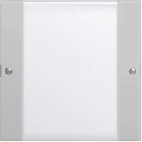 Gira System 55 Taster 1-v tekstkader Clear grijs mat 2131015 afbeelding 2