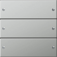 Gira System 55 Taster 3-v edelstaal 2133601 afbeelding 2