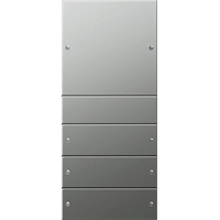 Gira System 55 Taster 4-v edelstaal 2134601 afbeelding 2