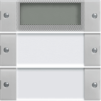 Gira System 55 Taster 2-v Plus tekstkader Clear grijs mat 2142015 afbeelding 2