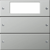 Gira System 55 Taster 2-v Plus edelstaal 2142601 afbeelding 2