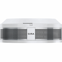 Gira rookmelder Dual Q modulair/VdS 233602 met vaste batterij wit (233602) afbeelding 2