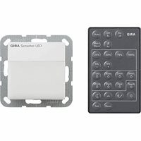 Gira System 55 Inb. Sensotec + Led met afstandsbed. zuiverwit 236803 afbeelding 2