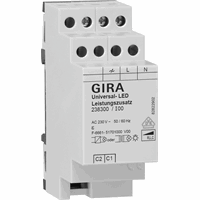 Gira System 3000 Led vermogensopvoer eenheid universeel DIN-rail 238300 afbeelding 2