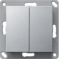 Gira System 55 Inb.wandzender 2-v bluetooth aluminium 246226 afbeelding 2