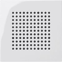Gira System 55 Afdekplaat Inb. luidspreker zuiver wit 248303 afbeelding 2