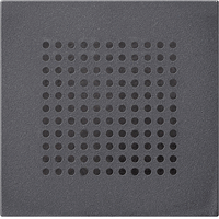 Gira System 55 Afdekplaat inb. luidspreker antraciet 248328 afbeelding 2