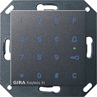 Gira System 55 Toegang: Numeriek Toetsenbord antraciet 260528 afbeelding 2