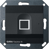 Gira System 55 Toegang: Vingerafdruk-lezer zwart mat 2617005 afbeelding 2