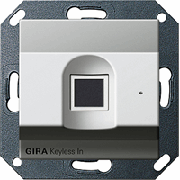Gira System 55 Toegang: Vingerafdruk-lezer edelstaal 2617600 afbeelding 2