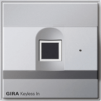 Gira TX_44 Toegang: Vingerafdruk-lezer aluminium 261765 afbeelding 2
