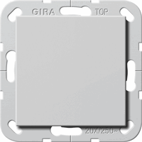 Gira System 55 Inb.schakelaar 3x2-pol. Brit.Stand.grijs mat 2836015 afbeelding 2