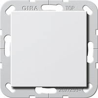 Gira System 55 Inb.schakelaar 3x2-pol. Brit.Stand.zuiver wit 283603 afbeelding 2