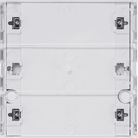 Gira System 55 eNet wandzender 1-v +tekstkader draadloos wit 533100 afbeelding 2
