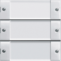 Gira System 55 eNet wandzender 3-v +tekstkader draadloos zuiver wit 5333100 afbeelding 2