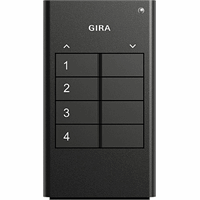 Gira eNet handzender 4-v draadloos antraciet 535410 afbeelding 2