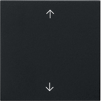 Gira System 55 Taster 1-v S3000 pijlen zwart mat 5361005 afbeelding 2
