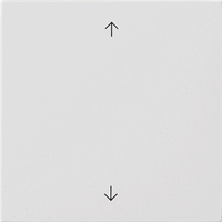 Gira F100 Taster 1-v S3000 pijlen zuiver wit 5361112 afbeelding 2