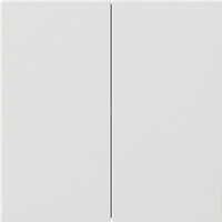 Gira F100 Taster 2-v S3000 zuiver wit 5362112 afbeelding 2