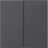 Gira System 55 Taster 2-v S3000 antraciet 536228