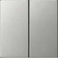 Gira System 55 Taster 2-v S3000 edelstaal 5362600 afbeelding 2