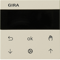 Gira System 55 Inb. jaloezieschak. + schakelklok S3000 crème 536601 afbeelding 2