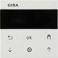 Gira System 55 Inb. jaloezieschak. + schakelklok S3000 zuiver wit mat 536627 afbeelding 2
