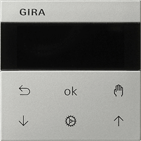 Gira System 55 Inb. jaloezieschak. + schakelklok S3000 edelstaal 5366600 afbeelding 2