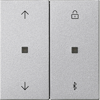 Gira System 55 Inb. Jal.schak. + schakelklok S3000 BT aluminium 536726 afbeelding 2
