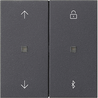 Gira System 55 Inb. Jal.schak. + schakelklok S3000 BT antraciet 536728 afbeelding 2