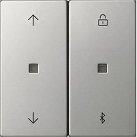 Gira System 55 Inb. Jal.schak. + schakelklok S3000 BT edelstaal 5367600 afbeelding 2