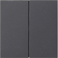 Gira System 55 Schakelwip 2-v antraciet 537028 afbeelding 2