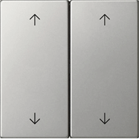 Gira System 55 Schakelwip 2-v pijlen edelstaal/S3000 5387600 afbeelding 2