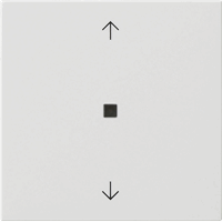 Gira System 55 Wip pijlen lens zuiver wit 538803 afbeelding 2
