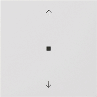 Gira F100 Wip pijlen lens zuiver wit 5388112 afbeelding 2