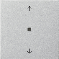 Gira System 55 Wip pijlen lens aluminium 538826 afbeelding 2