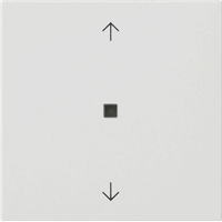 Gira System 55 Wip pijlen lens zuiver wit mat 538827 afbeelding 2