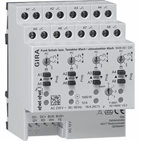 Gira eNet schak./tastact.8-v/jal.actor 4-v DIN-rail 543500 afbeelding 2
